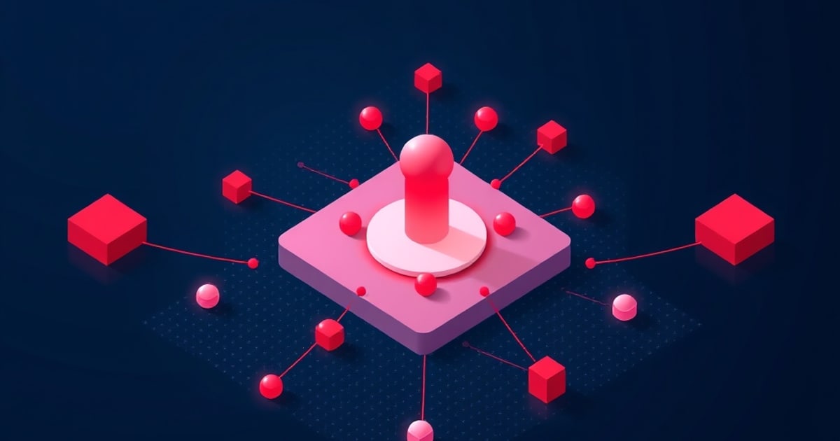 Isometric diagram showing a content classifier incorrectly flagging legitimate messages, triggering manual review queue